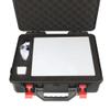 QaMcbulc Starlink Mini Travel Case,Perfectly Protection for Kickstand, Pipe Adapter, Cables, Power Supply- Hard Shell Portable Storage Case with Dual Layer Customizable Shock-Absorbing Foam Interior view 2