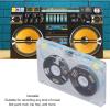 Blank Cassette Tapes for Music Recording, with a Clear Playback Low Noise DIY 46min Recording Time Reel to Reel Cassettes Tape (Black) view 3