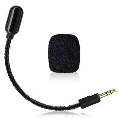 Mic Replacement Compatible with Razer Barracuda X Game Headset, Detachable 3.5mm Noise Cancelling Boom Mic with Foam Compatible with Xbox One PS4 Computer Gaming Headsets