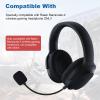 Mic Replacement Compatible with Razer Barracuda X Game Headset, Detachable 3.5mm Noise Cancelling Boom Mic with Foam Compatible with Xbox One PS4 Computer Gaming Headsets view 2