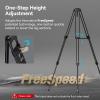 SmallRig AD-80 FreeBlazer Heavy-Duty Tripod and DH10 Heavy Duty Tripod Fluid Video Head view 2
