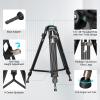 SmallRig AD-80 FreeBlazer Heavy-Duty Tripod and DH10 Heavy Duty Tripod Fluid Video Head view 4