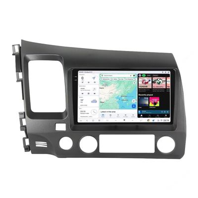 DUDUAUTO Android 13 Radio Stereo for Honda Civic 2006-2011 LHD, Biorunn DUDU7 9.5 Inch 2K Dual Band GPS Wireless Car-Play Android Auto Navi Head Unit DSP AMP,12GB RAM 512GB ROM