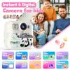Kids Camera Instant Print,1080p Hd Video and Children Toy for Girls Boys, Instant Camera for Kids with 32gb Sd Card and Printing Paper, Gift for 3 4 5 6 7 8 9+ Years Old Girls Boys view 2