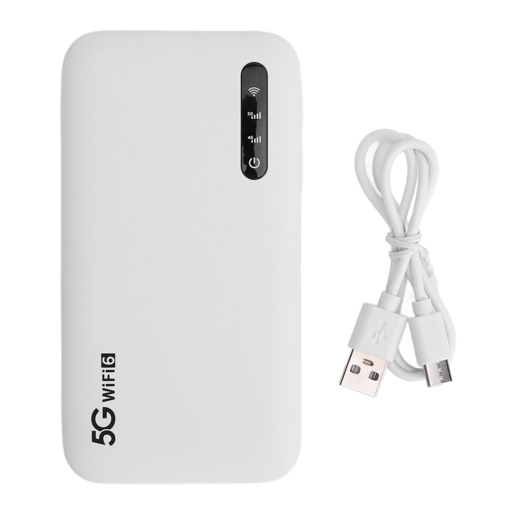 5G Portable Mobile Hotspot for Travel, 5G&4G Portable Hotspot Device, Nano SIM Slot, 15 Times High Speed 2.77Gbps DL 1.25Gbps 16 Devices Capacity, 5G Travel Router