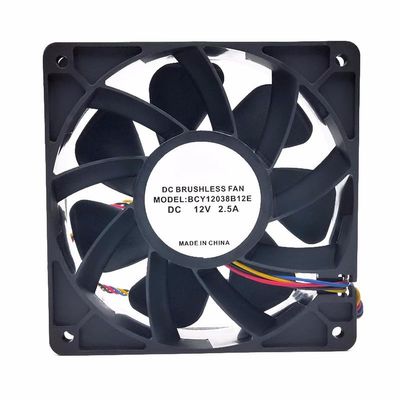 for BCY12038B12E 12038 12cm Violent 12v 2.5A12V high air Flow Cooling Fan