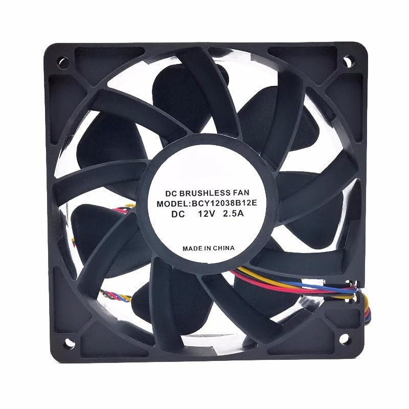 for BCY12038B12E 12038 12cm Violent 12v 2.5A12V high air Flow Cooling Fan