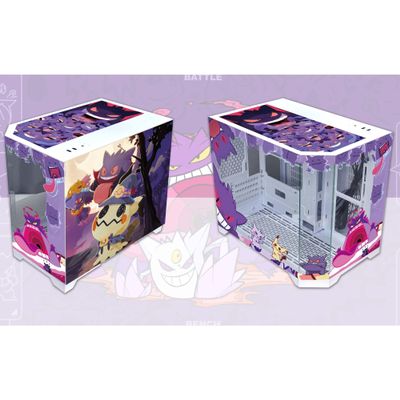 Computer Cases, Mid-Tower PC Gaming Case ATXM-ATX/ITX - Front I/O USB 3.0 Port - 3 Sided Glass - 10 Fan Installation Position - Water Cooling Installation Ready
