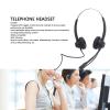 EBTOOLS Corded Telephone Headset, Binaural Office Phone Headset with Noise Canceling Mic, Volume Control, Mute, USB Plug Play for Office Call Center Deskphone Cell Phone PC Laptop view 2