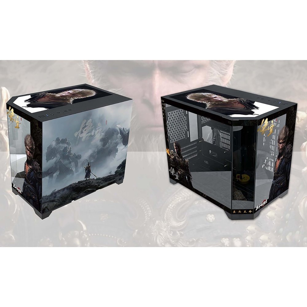 Computer Cases, Mid-Tower PC Gaming Case ATXM-ATX/ITX - Front I/O USB 3.0 Port - 3 Sided Glass - 10 Fan Installation Position - Water Cooling Installation Ready