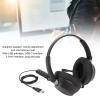 EBTOOLS Call Center Headset, USB Corded Telephone Headset, Binaural Office Phone Earphone with Noise Canceling Mic, USB to USB C Adapter, Volume Control, Mute view 3