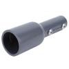 Satellite Antenna Mount Adapter, Aluminum Alloy Pole Adapter for with Standard Actuated, High Performance, Grey for Various Satellite Internet Setups view 2