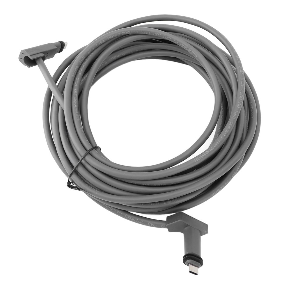 Yosoo 75FT Ethernet Cable Wire Nails Kit, Replacement Cable for Rectangular Satellite V2 with End Caps, Grey, Easy Installation for RV, SUV, Boat