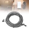 Yosoo 75FT Ethernet Cable Wire Nails Kit, Replacement Cable for Rectangular Satellite V2 with End Caps, Grey, Easy Installation for RV, SUV, Boat view 2