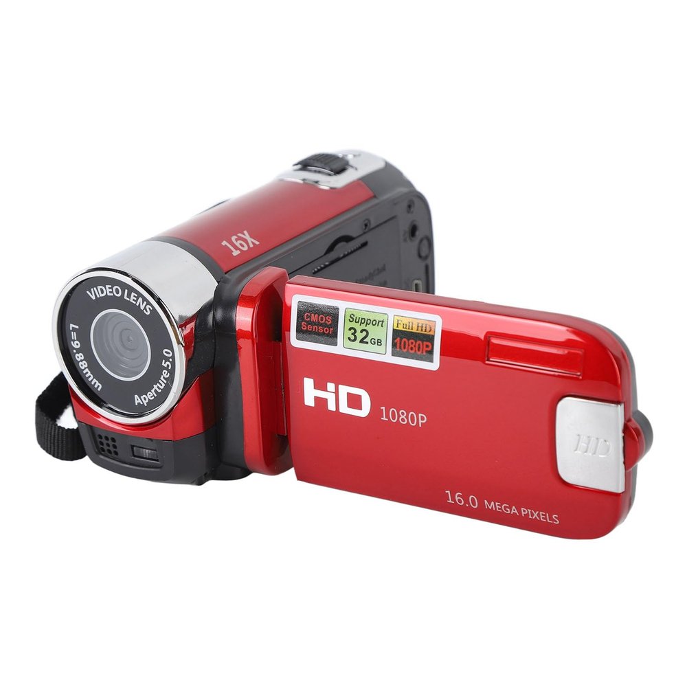 VELATEMOR 4K Camcorder Video Camera, 48MP 16x Digital Zoom Video Cameras for Filming, DV Camcorders, 2.7in TFT Flip Screen, WIth Speakers
