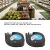 2 Pack and Oil Black on White Label Maker Tape, 12mm Wide 13ft Long, for D1 Label Machine, LM210D, LP420, LM500TS view 2