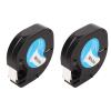 2 Pack and Oil Black on White Label Maker Tape, 12mm Wide 13ft Long, for D1 Label Machine, LM210D, LP420, LM500TS view 4