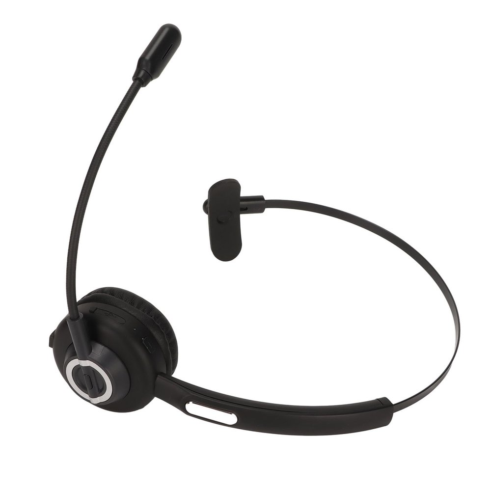 EBTOOLS Mono Headset, Single Ear Office Headset, Cordless Bluetooth Telephone Earphone with Rotatable Mic, 13 Hours Talk Time, for Laptop, Cell Phone, Bluetooth Devices