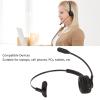 EBTOOLS Mono Headset, Single Ear Office Headset, Cordless Bluetooth Telephone Earphone with Rotatable Mic, 13 Hours Talk Time, for Laptop, Cell Phone, Bluetooth Devices view 3