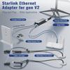 AstroniSync Ethernet Adapter for Starlink Gen 2 Wired External Network. Extend RJ45 Port for Starlink V2. Easy Setup, High-Speed, Stable Adapter Kit for Starlink Gen 2 Routers. view 2