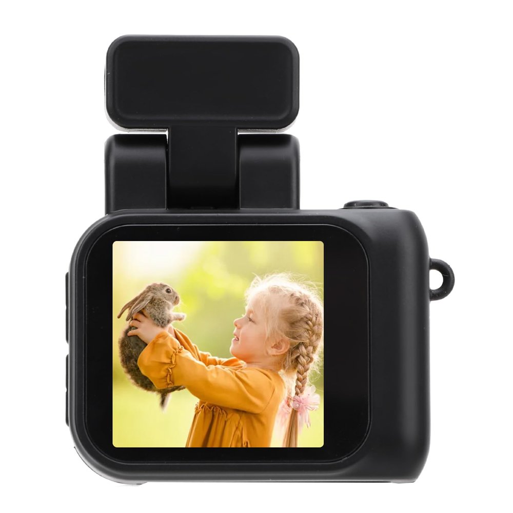 Bewinner Camera Camcorder, HD 1080P 2MP 160 Lens Angle Vlogging Camera Recorder, 1.44 Inch Portable Rechargeable Video Camera for Students, Gift for School Girls