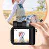 Bewinner Camera Camcorder, HD 1080P 2MP 160 Lens Angle Vlogging Camera Recorder, 1.44 Inch Portable Rechargeable Video Camera for Students, Gift for School Girls view 2