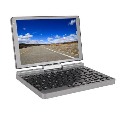 Bewinner 2 in 1 Mini Laptop, 8 inch HD Touch Screen Laptop, 12GB DDR5 1TB M.2 SSD, 11 Pro, 2MP Camera, N100 Processor, Rotatable Pocket Laptop Computer (US Plug)