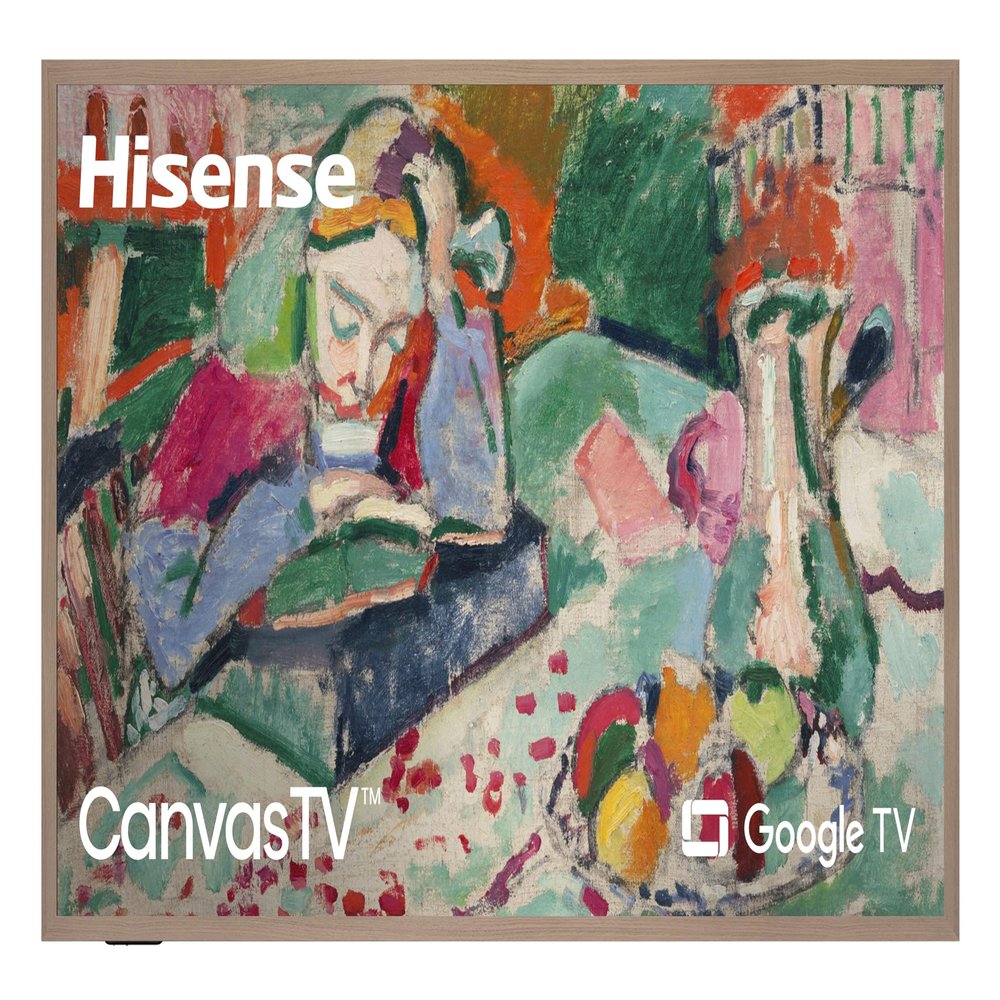 Hisense 65-Inch Class QLED 4K S7N CanvasTV Series Dolby Vision HDR Google Smart TV 65S7N