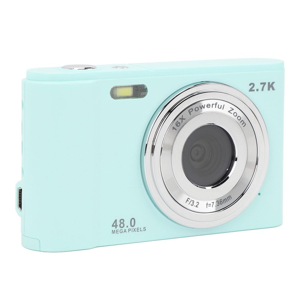 Digital Camera, 16X Digital Zoom 48MP HD Vlogging Camera, 2.88 Inch Large Screen Cameras for Photography, Anti Shake Protable Compact Point and Shoot Camera for Kids Students