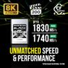 Delkin Devices 960GB Black CFexpress Type A Memory Card  Up to 1830MB/s Read, 1740MB/s Write Speeds for 8K, 6K & 4K Video, VPG200 view 4