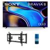 Sony K55XR80 55 Inch IMAX Enhanced Bravia OLED 4K HDR Google TV with a Walts TV TILT-EXTENSION-37-90 Tilt Mount for 37"-90" Compatible TVs and Walts HDTV Screen Cleaner Kit (2024) view 1