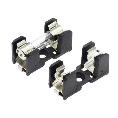 5PCS 5X20MM Glass Fuse Holders 5 * 20 10A 250V SMD Insurance Panel Mount Fuse Holder(5A)