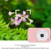 40MP 1080P Camera, 8X Zoom Anti Shake 4K HD Auto Focus Selfie Digital Camera for Beginner Multiple Scenes Recording (Light red) view 3