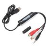 Capture Card, USB 2.0 Audio Capture Recorder Card, Converts Cassette Tape Audio to MP3 Music Converter Adapter, with 3.5mm and R/L Input, for / 8/10 and OS view 1