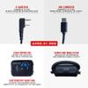 BTECH APRS-K1 PRO Multi-Function Audio Interface Cable - USB-C Universal TNC Adapter with Built-In Auto PTT & Audio I/O - Compatible with APRSpro, APRSDroid view 3