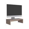 Tuhome Atacama 19" Wide Monitor Stand Riser, Laptop Stand for Desk, Laptop Riser, Desk Organizer for Monitor, Computer Stand for Laptop, Pc, Printer, for Home & Office Light Gray view 2