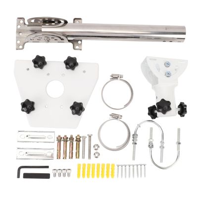 for V3 Mounting Kit for Gen 3 Mount Kit Satellite Antenna Mount Complete Set with Installation Rod for Roof Wall Pole