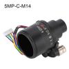 6-22mm Motorized Zoom Lens, 5MP Camera Lens, M14 Mount, Aluminium Alloy Motorized Zoom Lens for Security Camera view 4