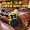 Frewico Wearable Bluetooth Speaker IP67 Waterproof Wireless Speaker with Phone Brightness LED,ENC Built-in Mic,Magnetic Clip-on,18H Playtime,Glove-Friendly Buttons,Portable for Hands-Free Music/Calls view 2