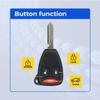 KEYS4LESS Replacement Keyless Remote Head Key Fob Compatible with Dakota 2007 FCC KOBDT04A 2AOKM-CYV6 Part Number 05183348AA 05143608AA 056053000AH view 2
