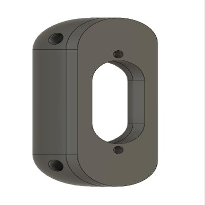 Angled Doorbell Mount compatible with Reolink Video Doorbell (70-Degree, Black, Hardwire Gen1)