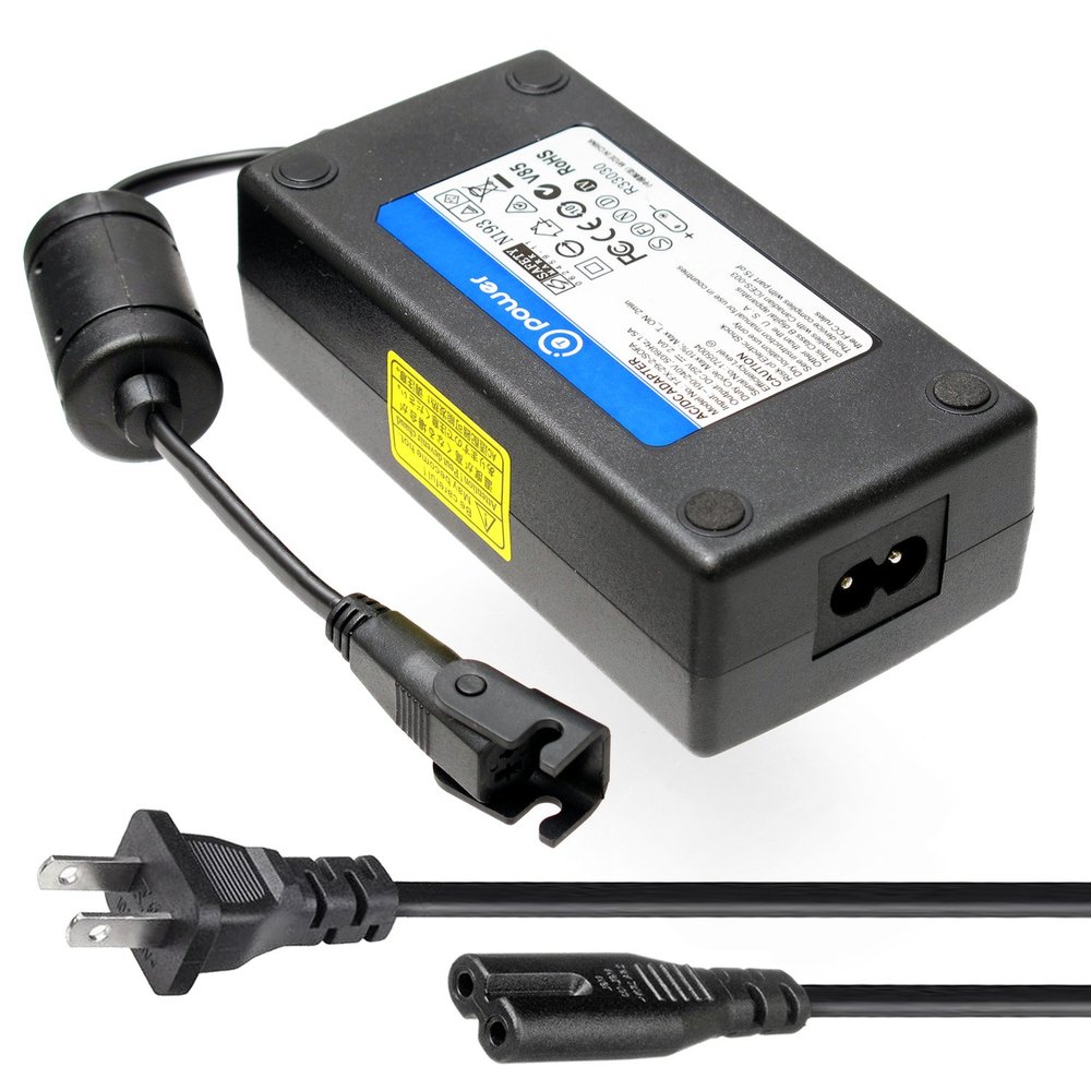T POWER 2-Pin Charger for Furmax ST241 40" 48" 55" 63" Electric Height Adjustable Sit Stand Up Standing Desk Class 2 Switching Ac Dc Adapter Power Supply Cord