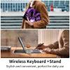 AIRWEE Keyboard Case for iPad Pro 12.9 inch 6th Generation 2022,for iPad Pro 12.9" 5th Gen 2021/4th Gen 2020 Case with Keyboard & Pencil Holder,Clear Rotate Stand for iPad 12.9 Pro Case,Dragon Skull view 3