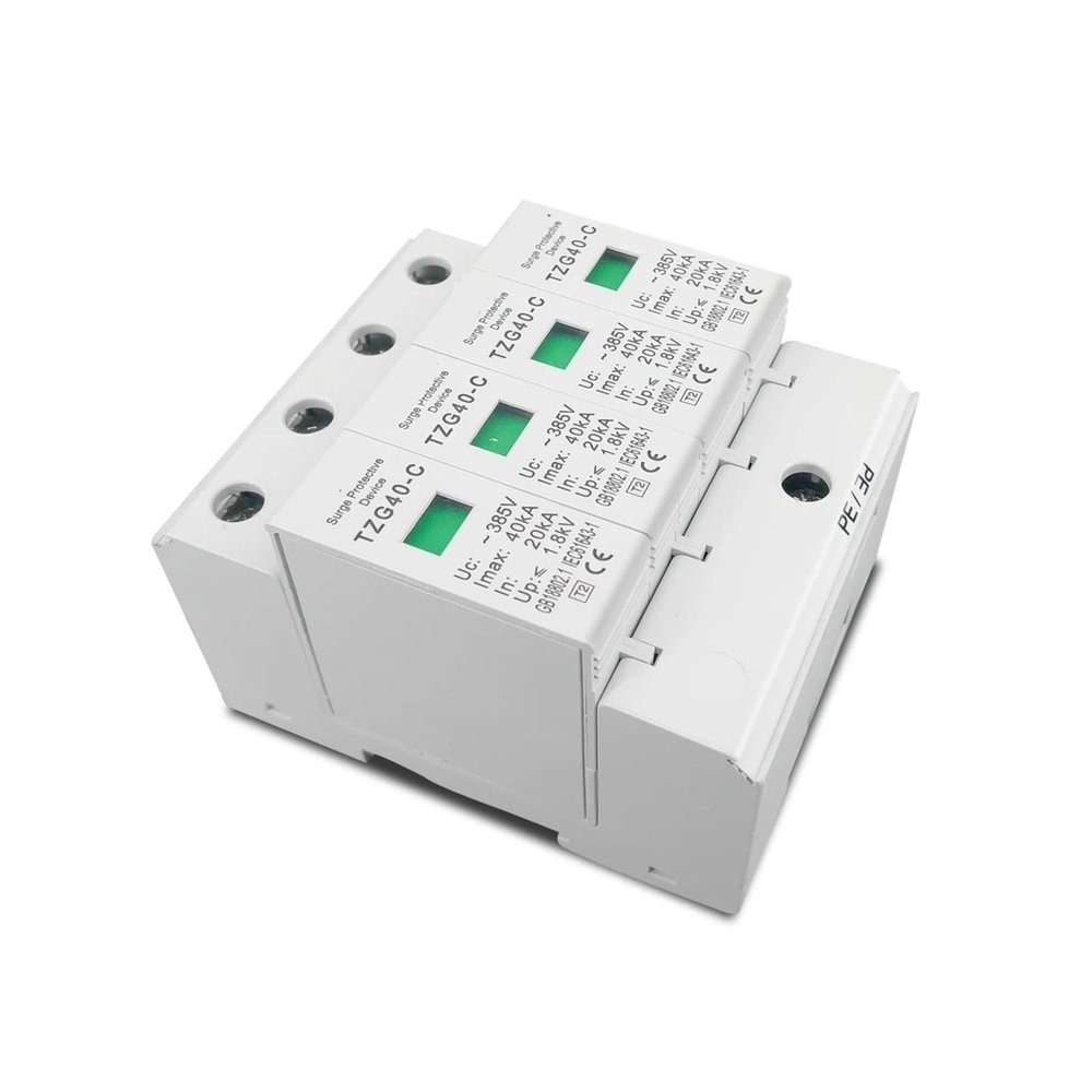 Boartechs Voltage Surge Arrester Device AC-SPD 4P 3P+N 10-20KA 20-40KA 30-60KA 275V 385V Low-Voltage Arrester Device(385V,20-40KA)