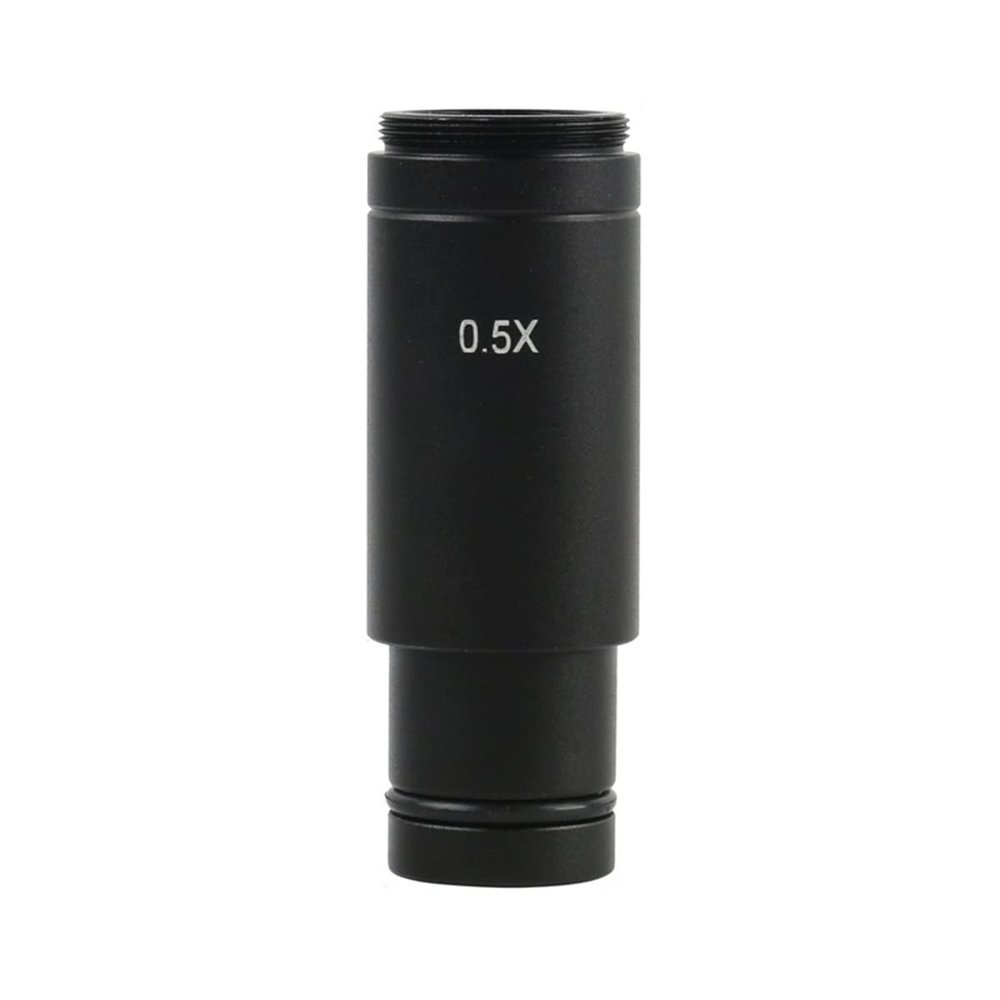 Microscope Accessories Kit 0.5X 0.4X 1.0X C Mount Microscope Adapter 23.2mm Electronic Eyepiece Reduction Lens 0.5X Microscope Relay Lens for CCD Camera(0.5X Adapter)