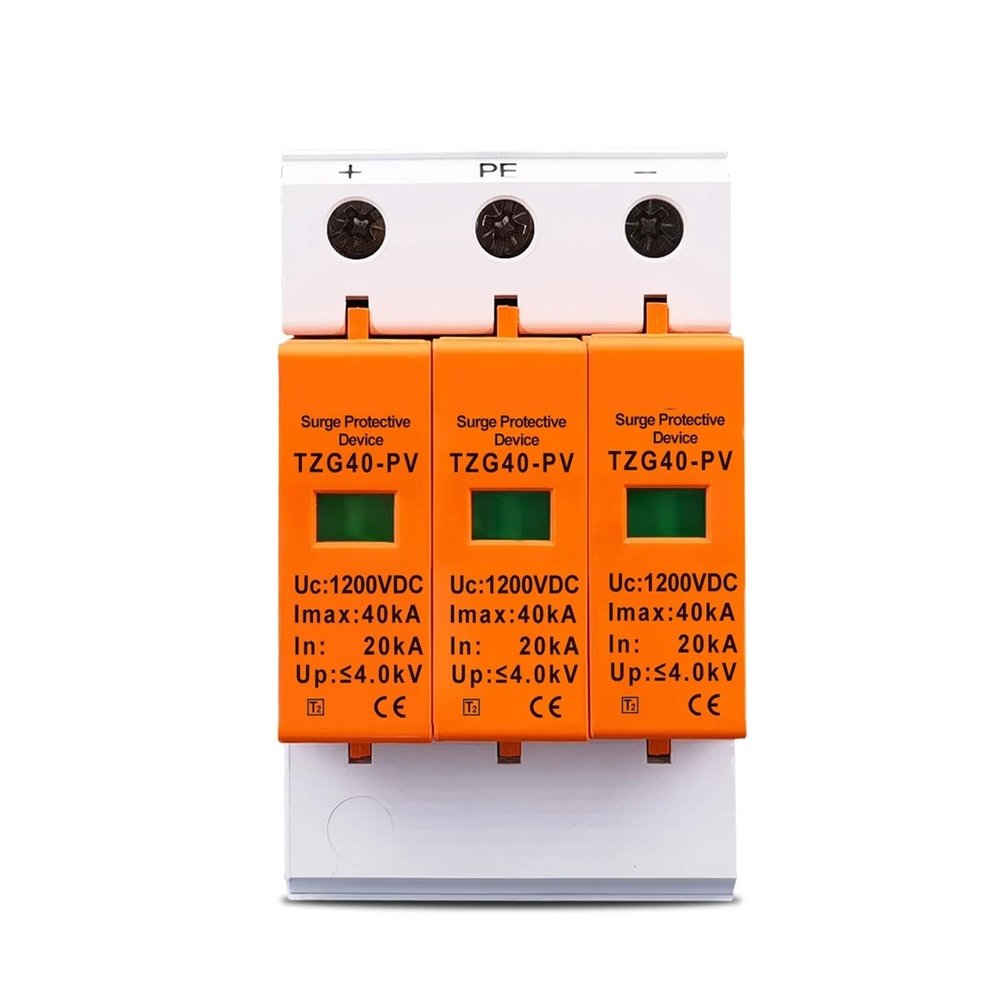 Boartechs Voltage Surge Arrester Device DC-SPD TZG40-PV 1200V 20KA~40KA House Surge Protector Protective Low-Voltage Arrester Device
