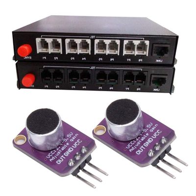 Adjustable Electret Microphone Amplifier for Audio Projects