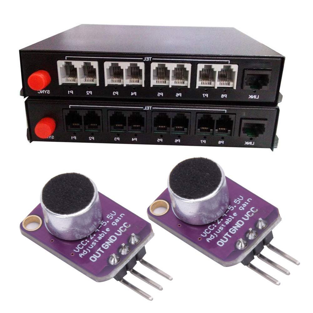Adjustable Electret Microphone Amplifier for Audio Projects