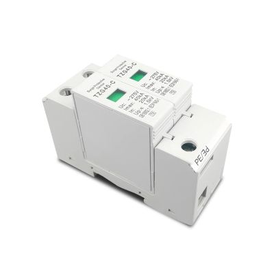 Boartechs Voltage Surge Arrester Device AC-SPD 2P House Surge Protector Protection Protective Low-Voltage Arrester Device(420V,30-60KA)