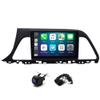 2+32G Android 13 Double Din Car Stereo GPS Navigation Compatible with Sonata 15-17 with Wireless CarPlay iOS/Android Auto 9" Touch Screen Car Radio Audio Receiver Bluetooth WiFi + Camera,Microphone view 1